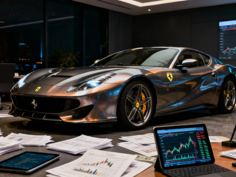 Ferrari Outlook Provokes Usual Share Price Fall; Rally Delayed So Far